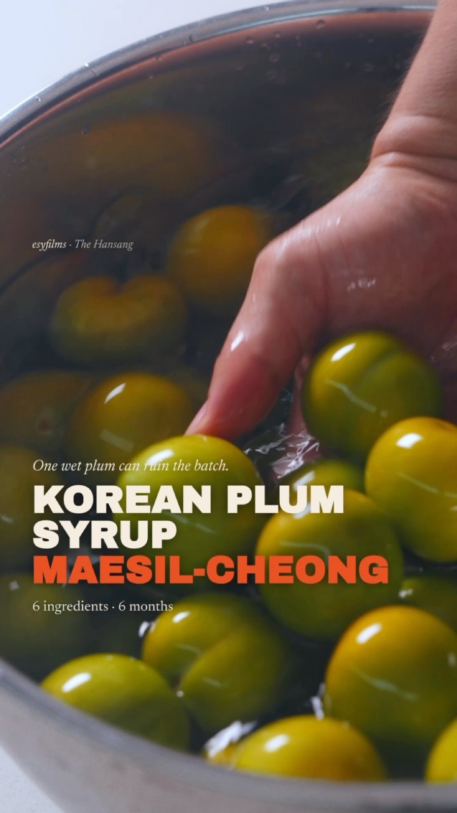 Maesil-Cheong Korean Green Plum Syrup Recipe