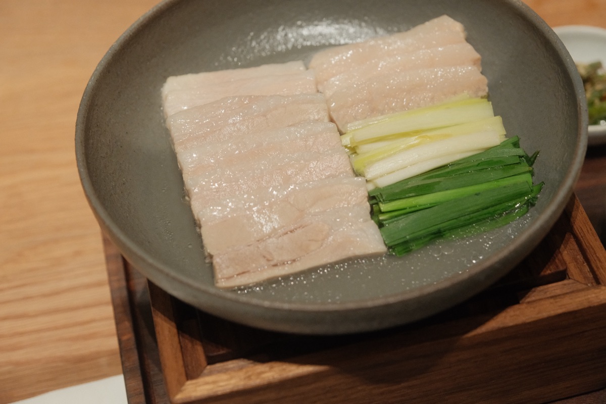 Jeju Black Pork Bossam close-up